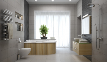 Все о красивых ванных комнатах в частном доме